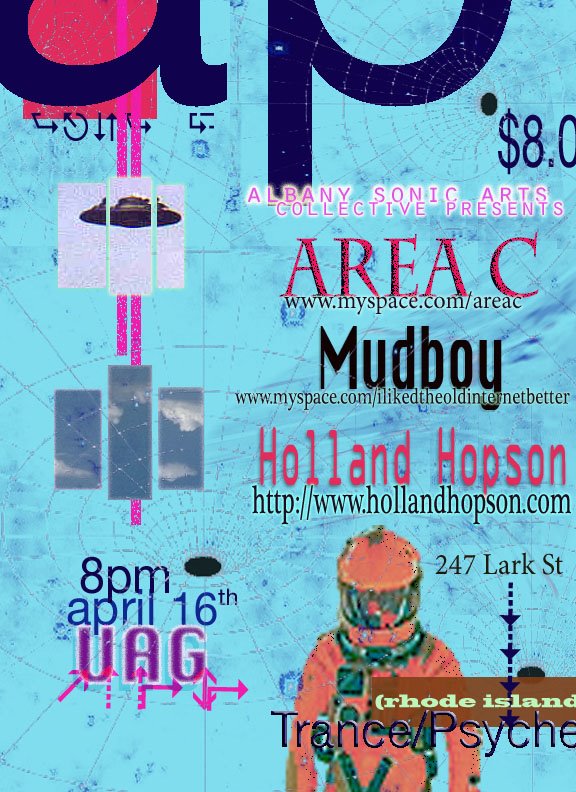 Area C + Mudboy + Holland Hopson Poster